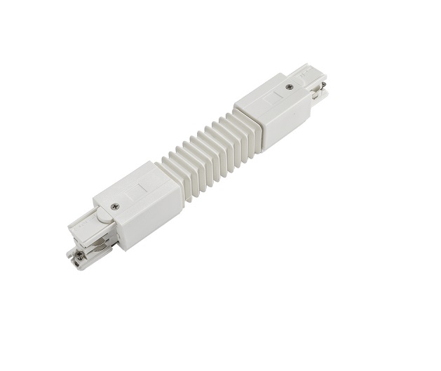 Flexibilný konektor pre 3- fázovú koľajnicu, biela | Powergear