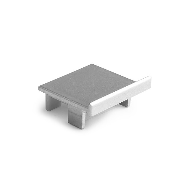Koncovka pre profil LOKOM-MET (30x25mm), metalický povrch | Klus