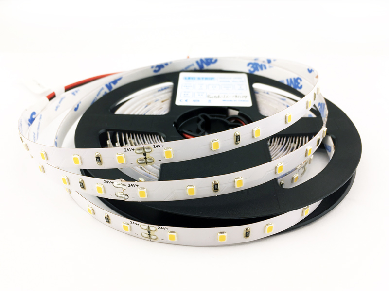 LED pás, 2835 SMD, 5W/M, IP20, 60LED/M, 2400K, 24V, amber, širka 8mm, RA>80, (bal. 5m) | Ledco