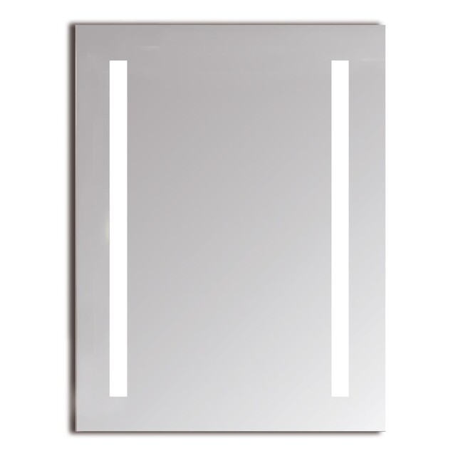 Nástenné zrkadlo JOUR s osvetlením T5, 24W, IP44, strieborná | ACB