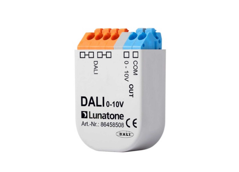 Prevodník DALI na 0-10V/PWM signál, vhodné pre napájacie zdroje Meanwell HLG | Lunatone