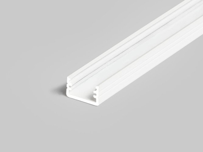 Prisadený hliníkový profil SLIM8 A/Z (2000x12.2x7mm), biela | TOPMET