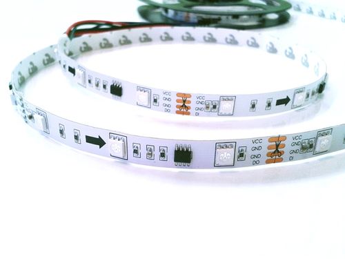 Digitálny LED pás, adresovateľný, 2811IC, 5050 SMD, 7.2W/m, IP00, 12V DC, (bal. 5m)