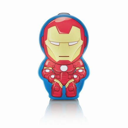 Disney Iron Man baterka, LED, 0.3W, bez batérií