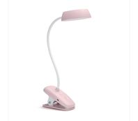 Dotyková štipcová lampička Philips DONUTCLIP LED 3W, 175lm, 4000K, IP20, biela/ružová