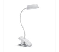 Dotyková štipcová lampička Philips DONUTCLIP LED 3W, 175lm, 4000K, IP20, biela