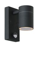 Exteriérové nástenné svietidlo ARNE-LED Wall Light +IR 1xGU10/5W 2700K  čierne
