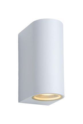 Exteriérové nástenné svietidlo ZORA-LED Wall Light 2xGU10/5W biele