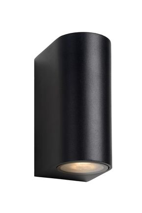 Exteriérové nástenné svietidlo ZORA-LED Wall Light 2xGU10/5W čierne