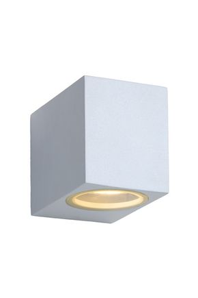 Exteriérové nástenné svietidlo ZORA-LED Wall Light GU10/5W biele