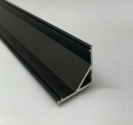 Hliníkový LED profil 15x15x2000mm (XC31), čierna