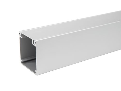 Hliníkový profil NIBO (50x52mm), box pre montáž napájacieho zdroja k LED pásom, elox.