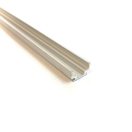 Hliníkový uchytávací profil pre vodotesný LED pás, 14.7x7.9mm, 2m dĺžka, neelox