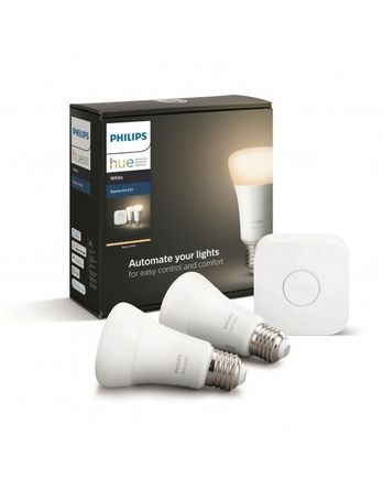 Hue Bluetooth LED White Ambiance základná sada LED žiarovka2xE27 A19 9W,806lm,2700K+Bridge