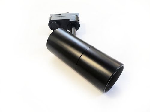 Koľajnicové svietidlo, GU10, 230VAC, 62x151mm, farba čierna