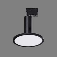 Koľajnicové svietidlo Morgan 3846/19, čierna matná, LED, 1x18W, 3000K, 1600lm