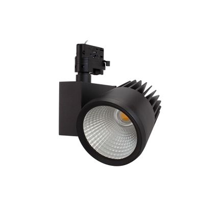 Koľajnicové/lištové LED svietidlo TRACK SHOP 45, 45W, 4890lm, 30°, 128x150mm, 3000K,čierna