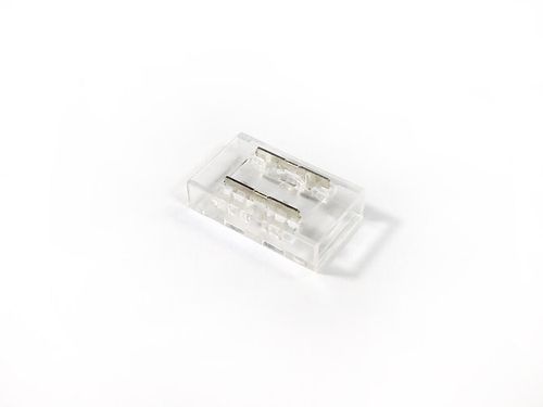 Konektor/spojka pre COF LED pas šírka 8mm, priehľadný, 2pin, LED pás/LED pás