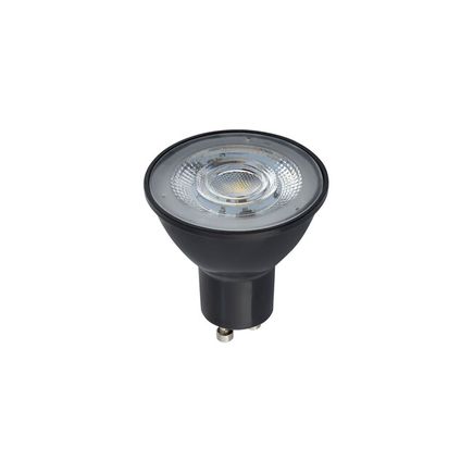 LED bodová žiarovka GU10, R50, 7W, 50°, 230V, 3000K, 500/600 lm, stmievateľná, čierna