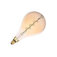 LED dekoratívna žiarovka Filament SPIRAL E27, 4W, 2000K, 250lm, jemne zlatá/vintage