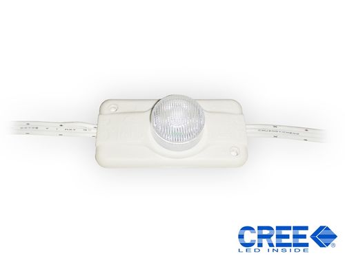 LED Modul 1x LED CREE XP-E 2.4W 160~220lm 12VDC 56x12° IP65 medzi modulmi 23.5 cm 