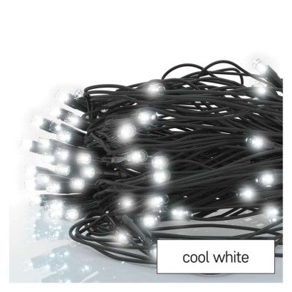LED vonkajšia spojovacia vianočná reťaz - sieť, 160LED, 1,5x2m, IP44, studená biela