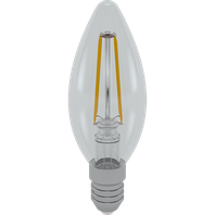 LED žiarovka 4W, E14, 230VAC, 420lm, 4200K, neutrálna biela, vláknová