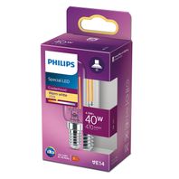 LED žiarovka Philips E14, 4,5W, 470lm, 2700K,  priehľadná, do chladničky a digestora