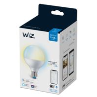 LED žiarovka Philips WiZ E27, 11W, 1055lm, 2700-6500K, G95, biela, stmievateľné