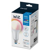 LED žiarovka Philips WiZ E27, 18,5W, 2452lm, 2200-6500K+RGB, A80, biela, stmievateľná