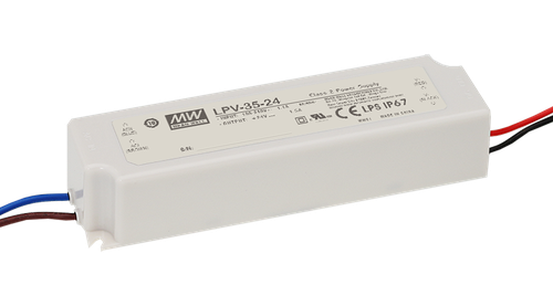 LPC-35-1400 zdroj LED, 90÷264V AC, 127÷370V DC, 1400mA 9÷24V