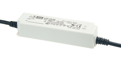 LPF-16-15 zdroj LED, 90÷305V AC, 127÷431V DC, 15V 0÷1.07A
