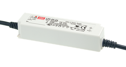 LPF-25-24 zdroj LED, 90÷305V AC, 127÷431V DC, 24V 0÷1.05A