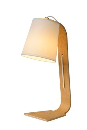 Moderné stolné svietidlo NORDIC Table Lamp E14 vyrobené z bukového dreva