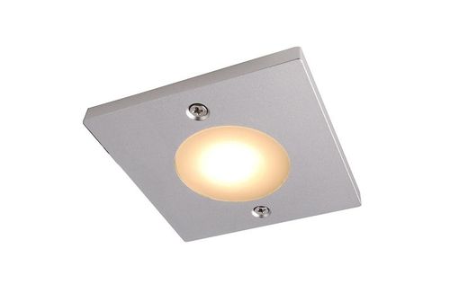 Nábytkové LED svietidlo s montážou na povrch, 12V DC, 3W, 280lm, 3000K, 60x60x5mm