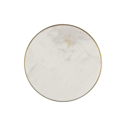 Nástenná dekorácia CHAMALEON, biely mramor