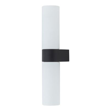 Nástenné kúpelňové svietidlo NATALIE II G8, 2x10W, IP44, biela/čierna