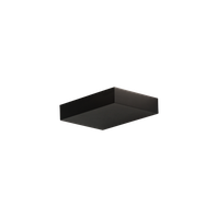 Nástenné svietidlo BRICK LED, 20W, 2700K-3000K, 2200lm, CRI90, IP20, DALI/Push, čierna