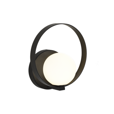 Nástenné svietidlo HALO LED, 5W, 370lm, 2700K-3000K, CRI90, IP20, Triac, čierna/biela