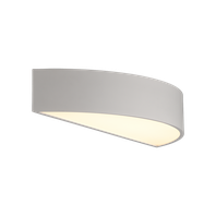 Nástenné svietidlo ISIA LED, 2x22W, 4875lm, 3000K-4000K, CRI90, IP20, biela