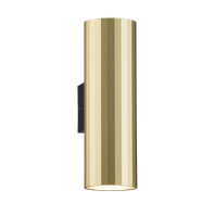 Nástenné svietidlo MODRIAN LED GU10, 2x8W, IP20, zlatá/čierna