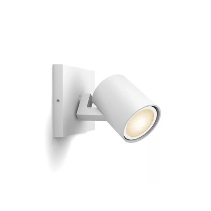 Nástenné svietidlo Philips Hue white RUNNER GU10, 4,2W, 2200K-6500K, 400lm, biela