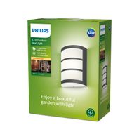 Nástenné svietidlo Philips PYTHON LED 6W, 450lm, 2700K, IP44, antracitová