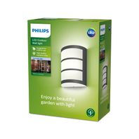 Nástenné svietidlo Philips PYTHON LED 6W, 500lm, 400K, IP44, antracitová