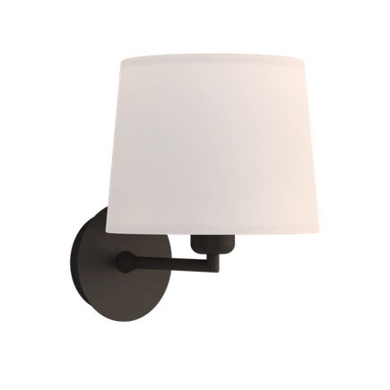 Nástenné svietidlo STILO LED E27 1x15W, IP20, biela/čierna