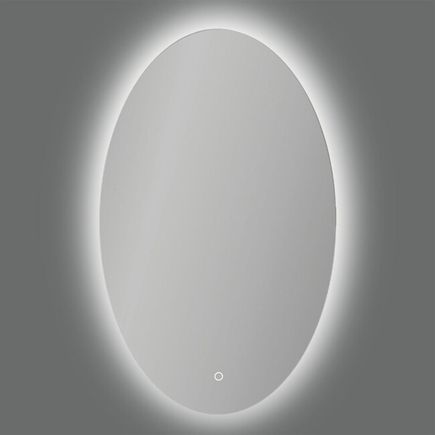 Nástenné zrkadlo ADRIANA s LED osvetlením 49W, 3000K, 3458lm, IP44, biela, dotyk.sp.
