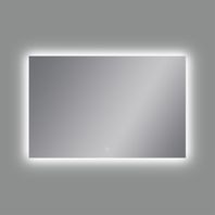Nástenné zrkadlo ESTELA s LED osvetlením 61W, 3000K, 4316lm, IP44, biela, dotyk. sp.