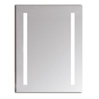Nástenné zrkadlo JOUR s LED osvetlením 11.5W, 3000K, 1618lm, IP44, biela