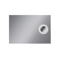 Nástenné zrkadlo OLTER s LED osvetlením, 61W/14W, 4316lm/940lm, 3000K, IP44, biela