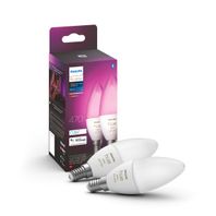 Philips HUE LED White and color žiarovka 2xE14, 2x4W, 470lm, 2000-6500K+RGB, stmievateľná